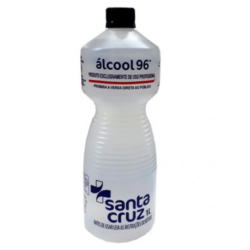 ALCOOL ETILICO 96 SANTA CRUZ 1L