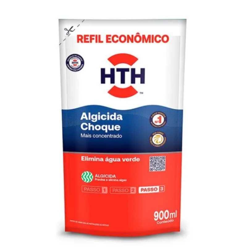 ALGICIDA CHOQUE 900ml REFIL HTH