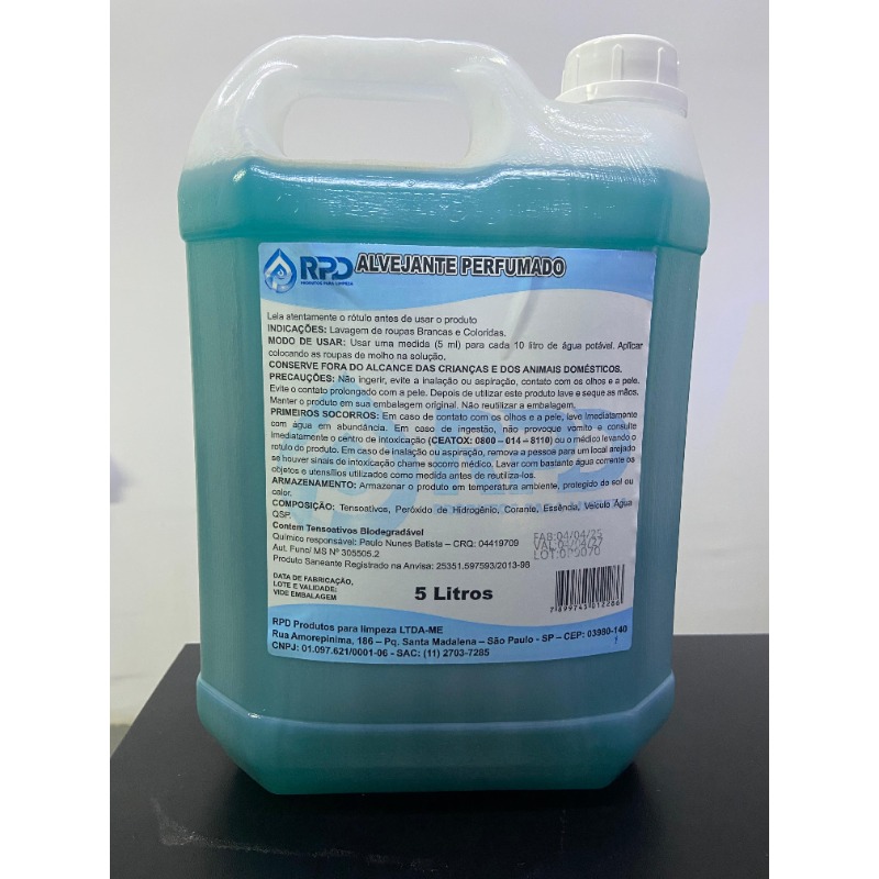 ALVEJANTE PERFUMADO PARA ROUPA COLORIDA 5L