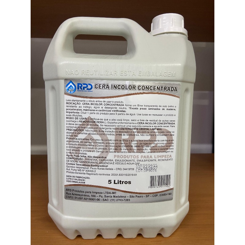 CERA LIQUIDA INCOLOR  5L
