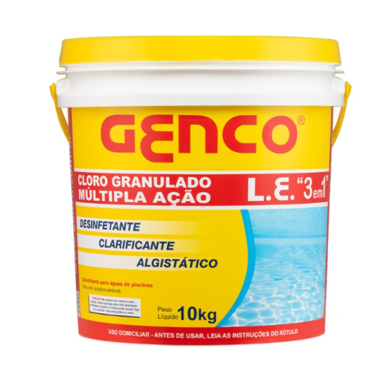 CLORO 10 KG 3X1 MULTIACAO GENCO