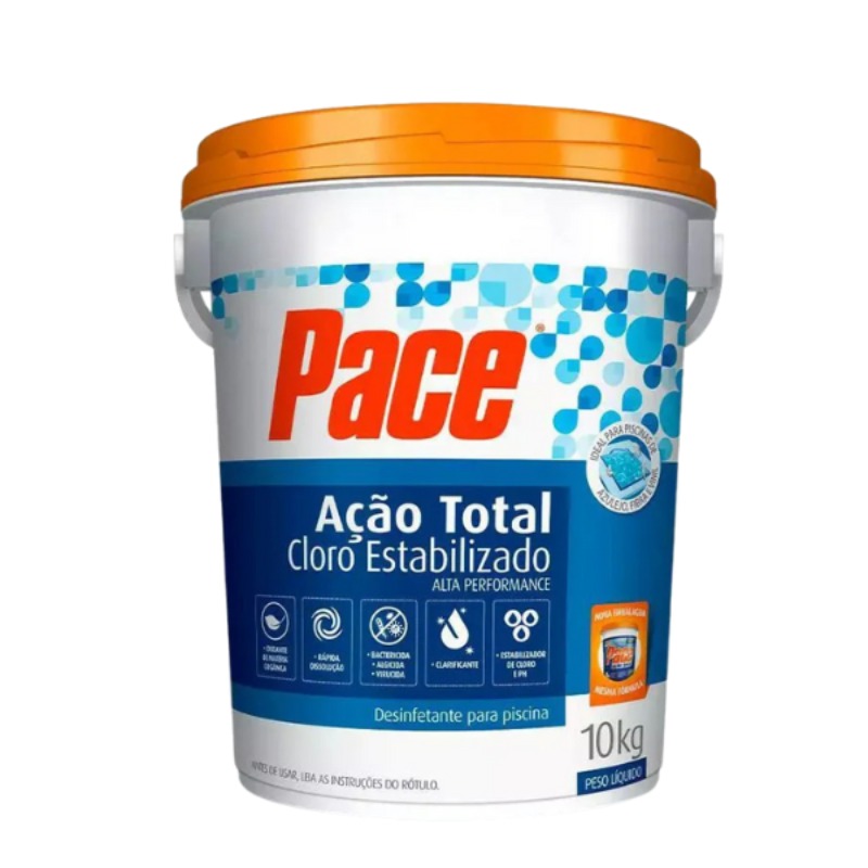 CLORO GRANULADO HTH PACE AÇÃO TOTAL 10KG
