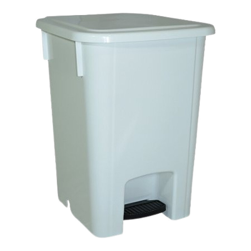 COLETOR DE PEDAL 15 LITROS BRANCO