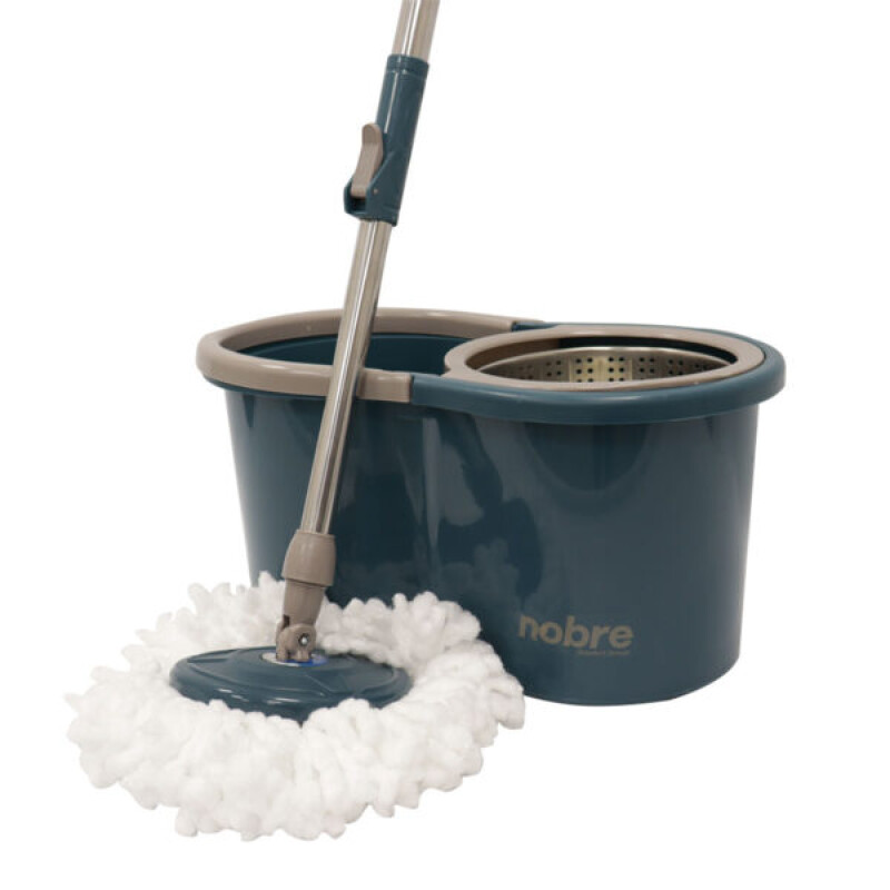 CONJUNTO MOP ROTATORIO BALDE 13L C/CESTO INOX E 2 REFIS NOBRE