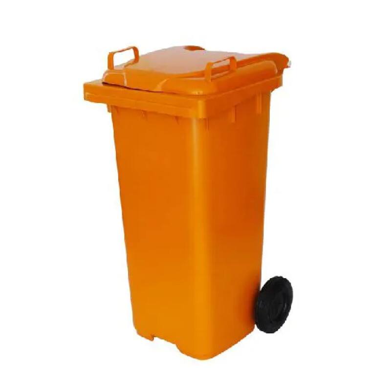 CONTENTOR LIXO COM RODAS 120LT