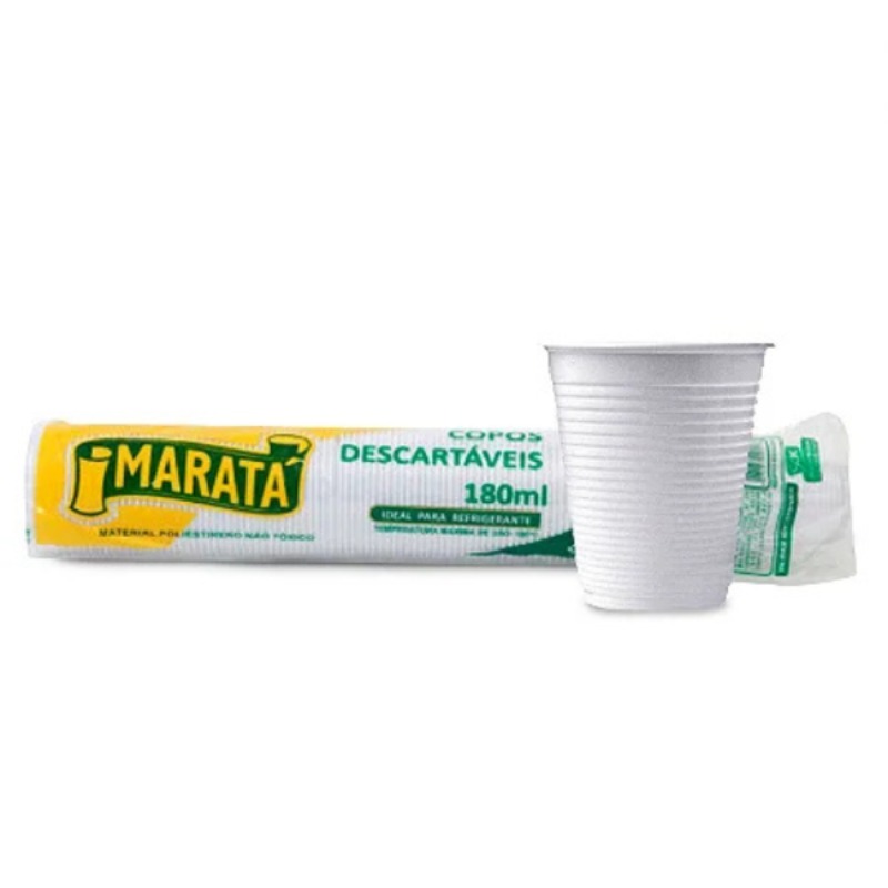 COPO DESCARTAVEL 180 ML  MARATA