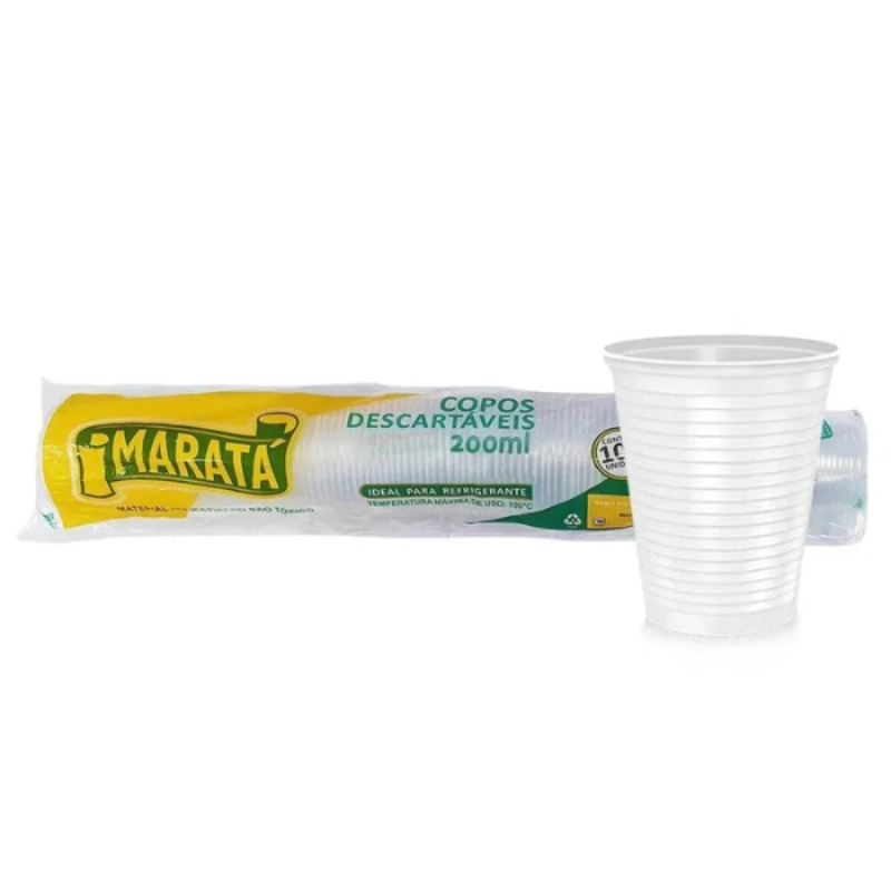 COPO DESCARTAVEL 200 ML  MARATA