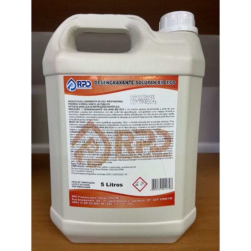 DESENGRAXANTE ESPECIAL BIOECO 5L
