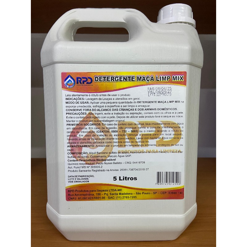 DETERGENTE MAÇA LIMP MIX 5L