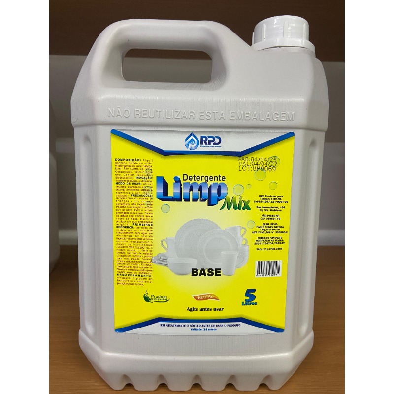 DETERGENTE NEUTRO LIMP MIX  5L