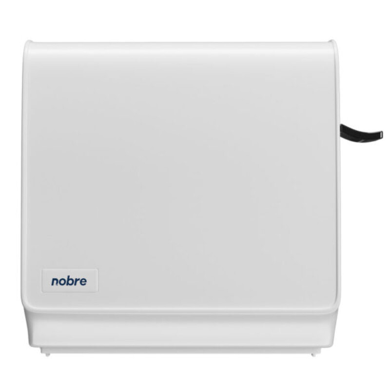 DISPENSER C/ALAVANCA P/TOALHA BOBINA BRANCO - NOBRE