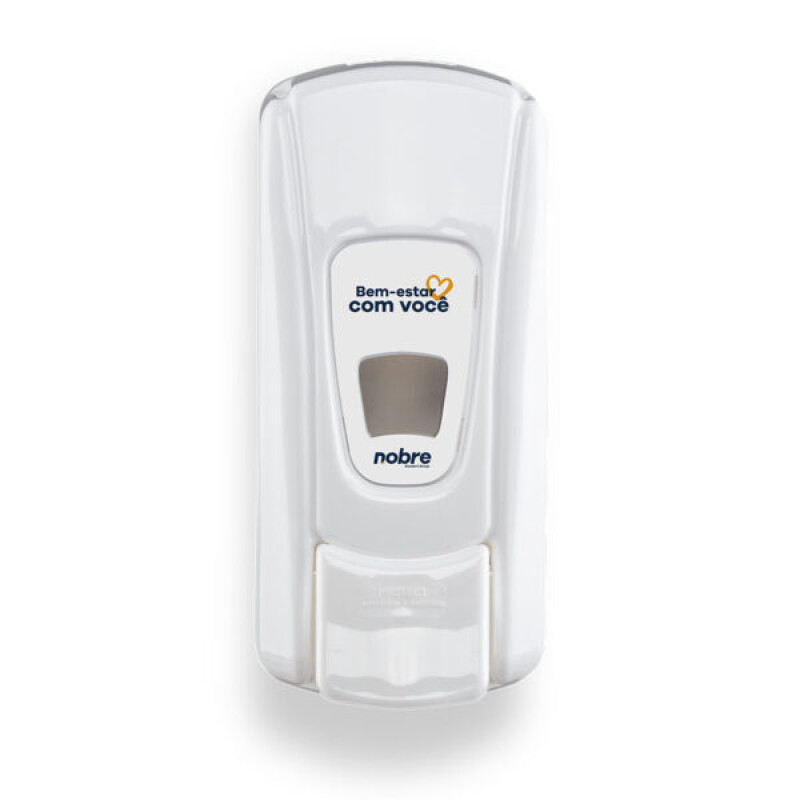 DISPENSER P/ SABONETE LIQ / ALCOOL GEL 800ML C/ RESERVATORIO - NOBRE