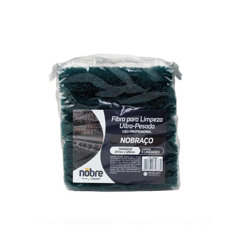 FIBRA LIMPEZA PESADA NOBRE 102X260MM