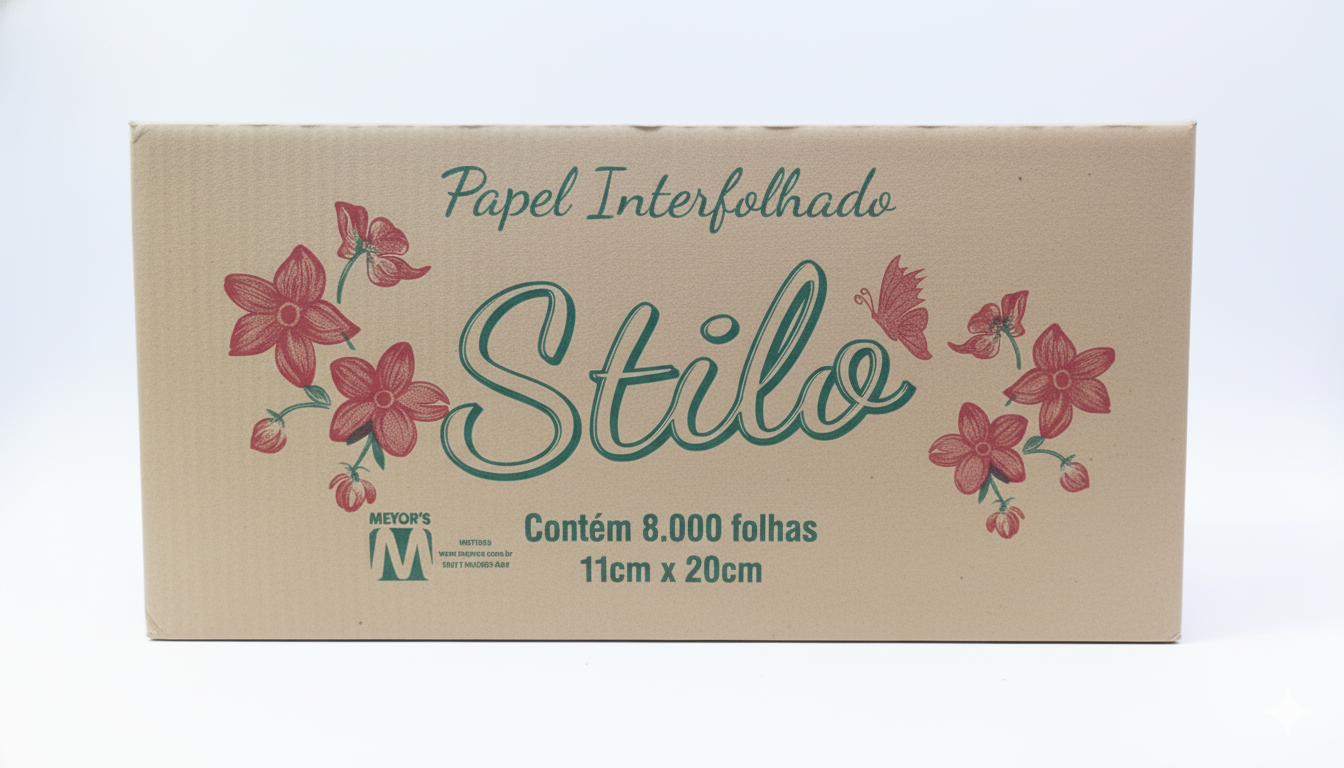GUARDANAPO INTERFOLHADO STILO COM 8000 FOLHAS