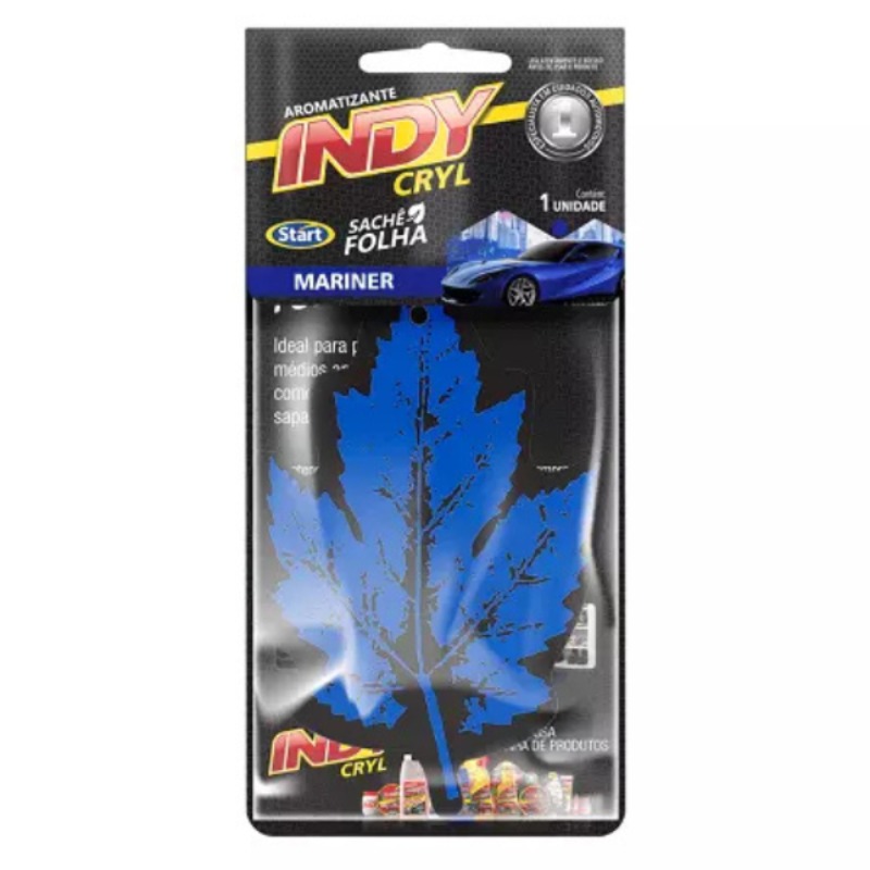 INDY FOLHA AROMATIZANTE CARRO AZULIM - START