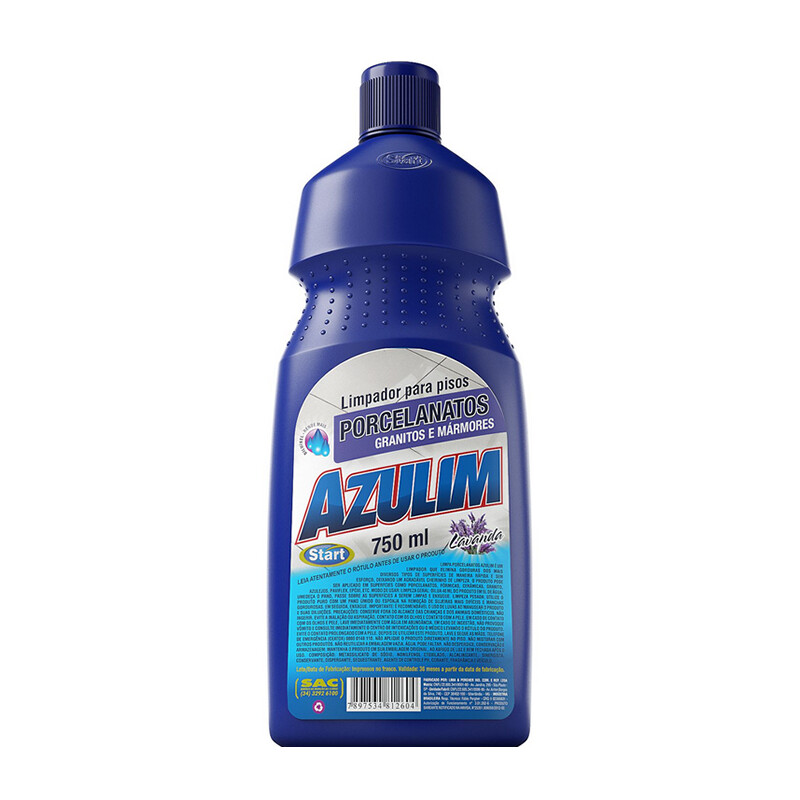 LIMPA PORCELANATO 750ML AZULIM START