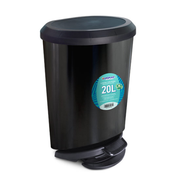 LIXEIRA COM TAMPA 20 LT COM PEDAL