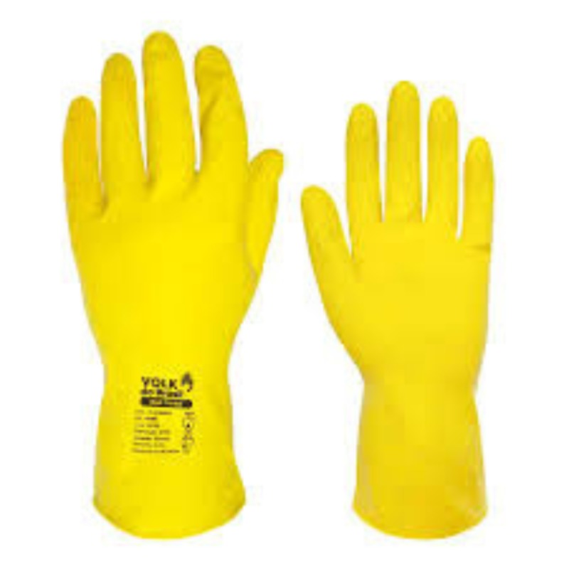 LUVA LATEX AMARELA VOLK TAM G