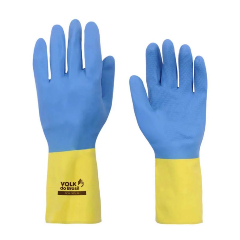 LUVA LATEX BICOLOR TAM M
