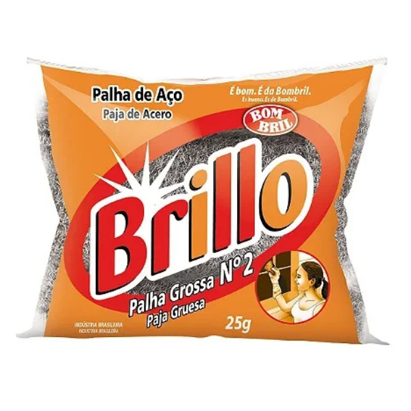 PALHA DE AÇO BRILLO N 2