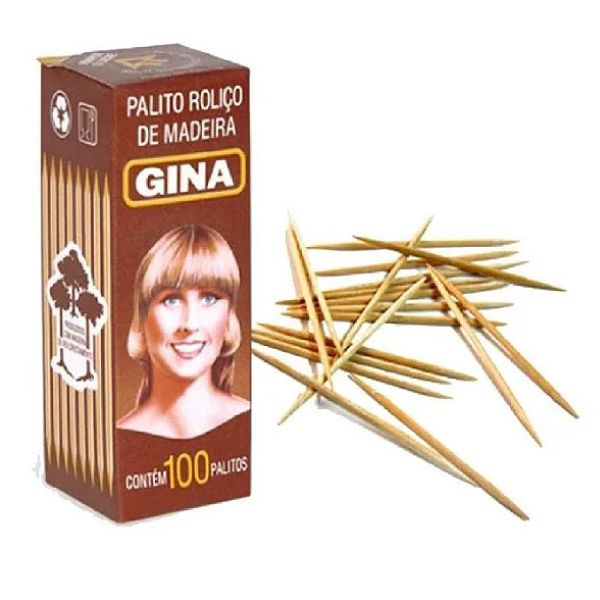 PALITO DENTAL - GINA CX/COM 100 UNIDADES