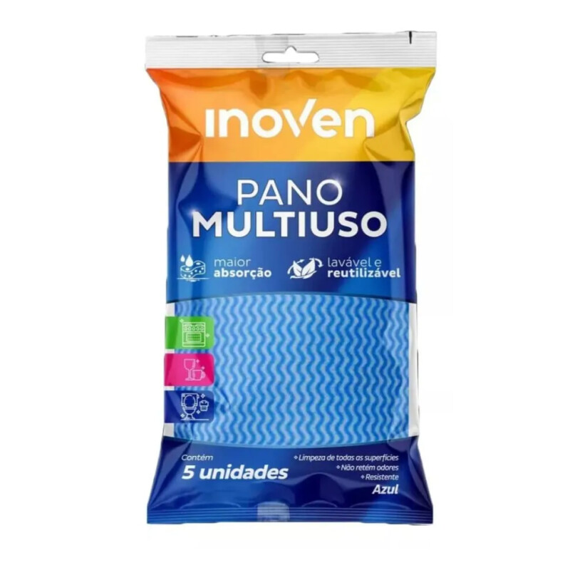 PANO MULTIUSO PERFEX AZUL PC/5 UN8ID 30X50 NOBRE