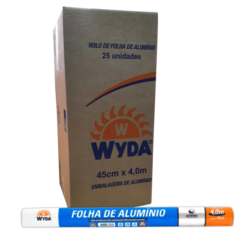 PAPEL ALUMINIO 45X4 MT WYDA