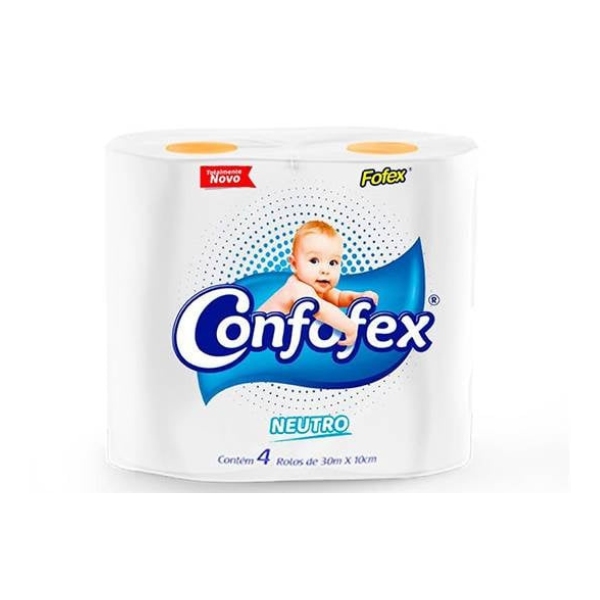 PAPEL HIG CONFOFEX 30MT NEUTRO PC C/ROLOS