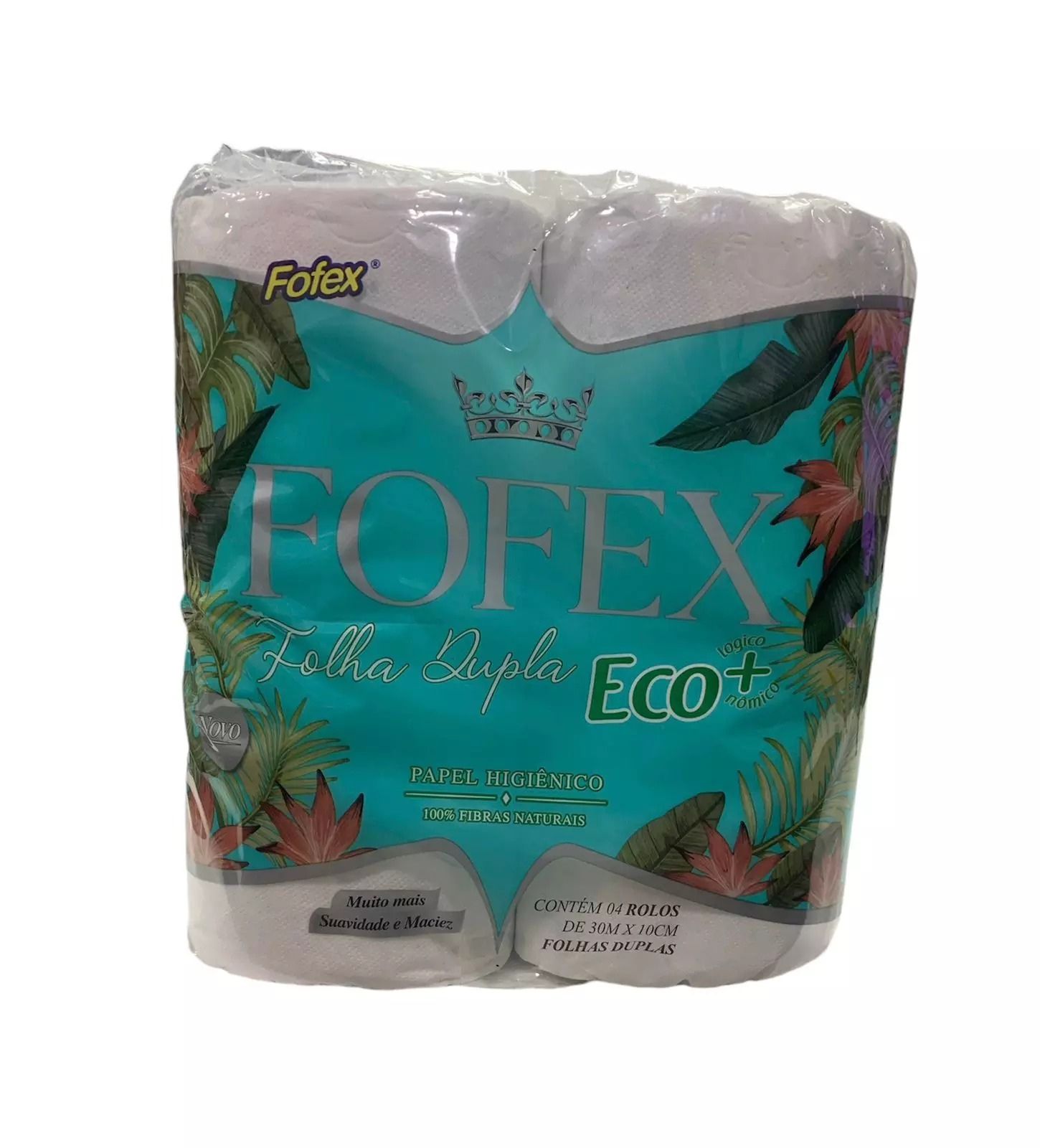 PAPEL HIGIENICO FOFEX ECO FOLHA DUPLA PC C/4 ROLOS