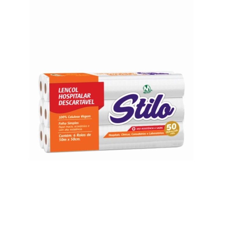 PAPEL TIPO LENCOL 100% STILO TAM 50 X 50 PC/C/6 UN