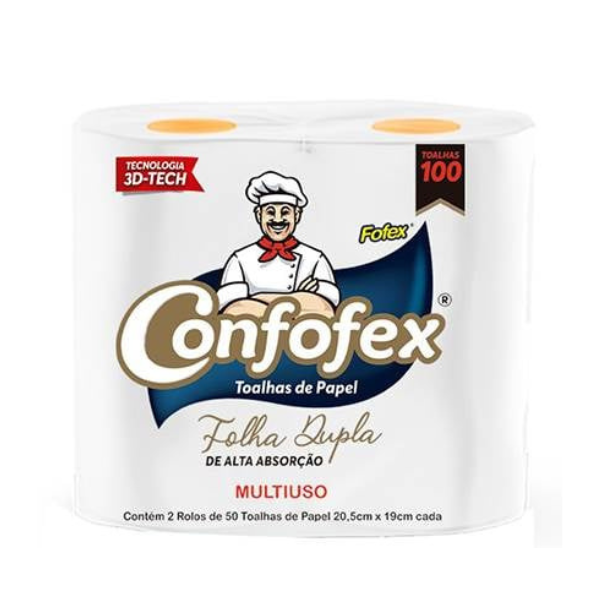 PAPEL TOALHA COZINHA CONFOFEX 12x2 12 X 2