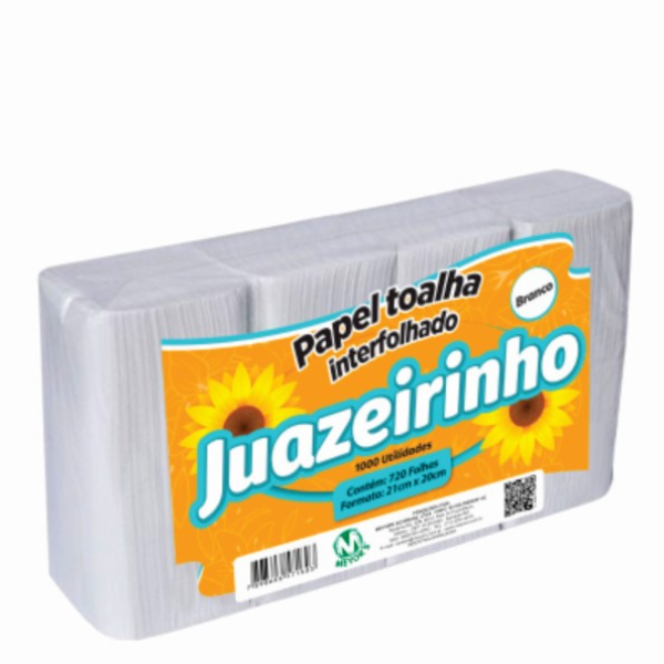 PAPEL TOALHA INTERF BRANCO JUAZEIRINHO (720 FOLHAS)