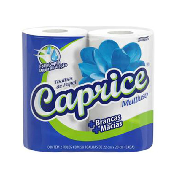 PAPEL TOALHA PCT C/2UN - CAPRICE