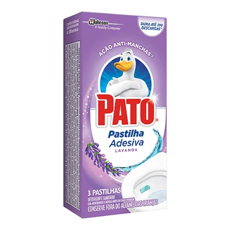 PASTILHA ADESIVA SANITARIA PATO CX C/ 3