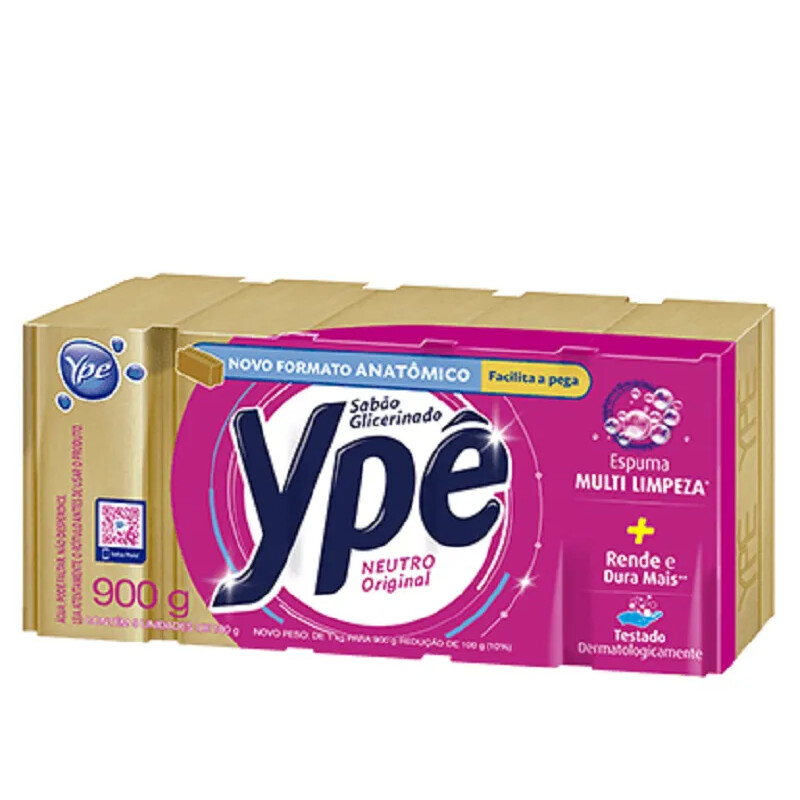 SABAO EM BARRA NEUTRO YPE PC C/5 UNID 900G