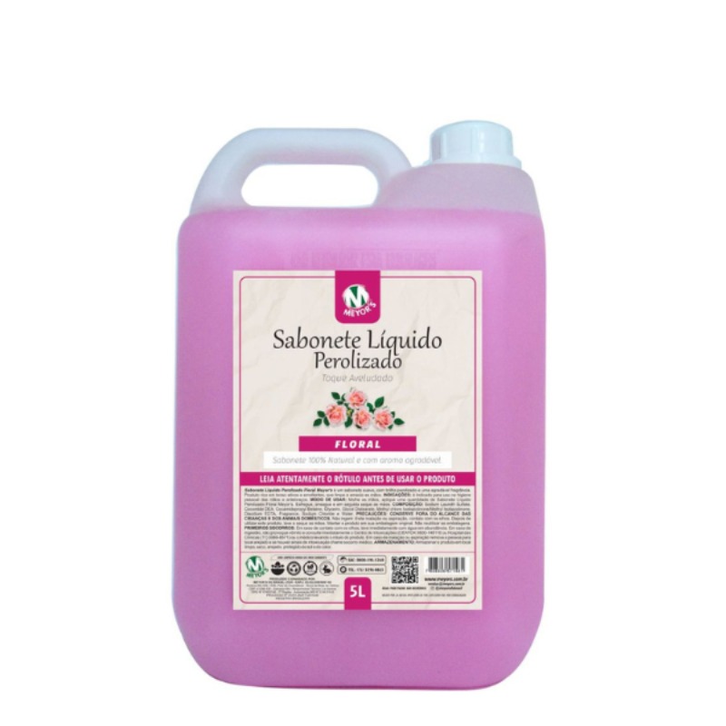 SABONETE LIQUIDO FLORAL MEYORS 5LT