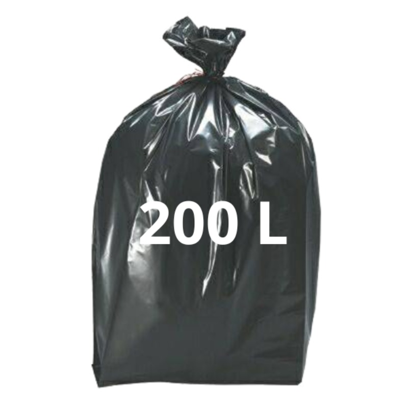 SACO PARA LIXO 200LT PRETO MICRA 12 UNIDADE