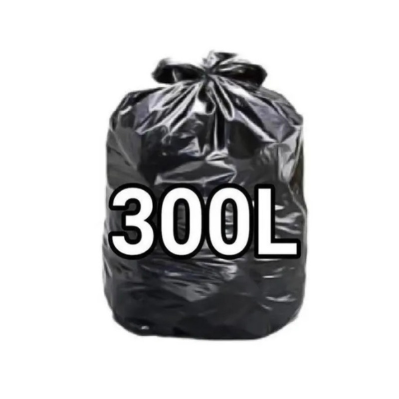 SACO PARA LIXO 300LT PRETO C/100 UNIDADE