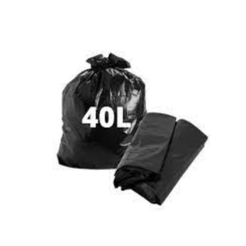 SACO PARA LIXO 40LT PRETO MICRA 12 UNIDADE