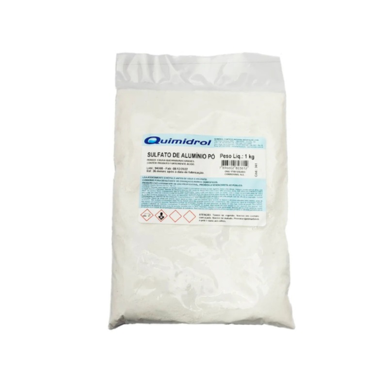 SULFATO DE ALUMINIO ISENTO DE FERRO 1KG